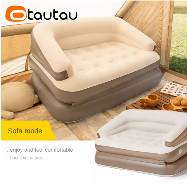 Canapé Gonflable 5 En 1 BIOTAT - Transfo En Chaise Longue, Canapé D'Appoint Et Plus | Design L Avec Accoudoirs | Intérieur/Extérieur | Portable Et Léger