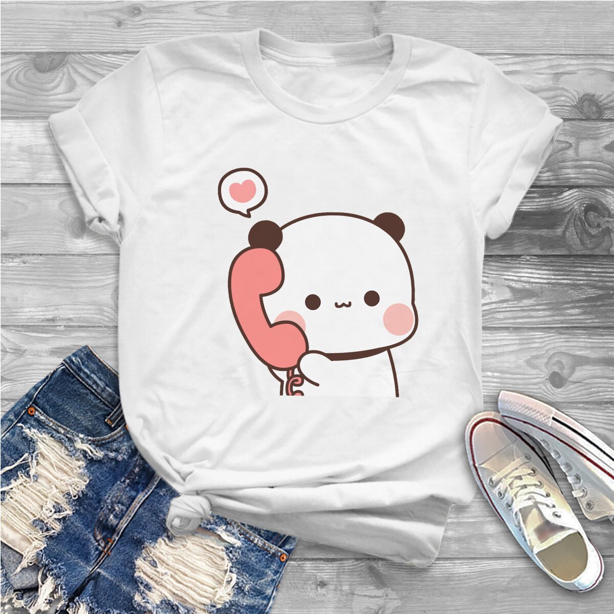 Dudu, Camiseta gráfica Y2K Meninas, Camiseta feminina