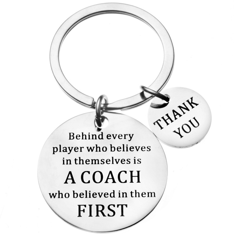 Trainer Schlüsselring Coach Geschenke Team Geschenk Coach Wertschätzung Danke Geschenk für Fußball Coach Ende der Saison Coach Team Mom geschenk – Detail 1