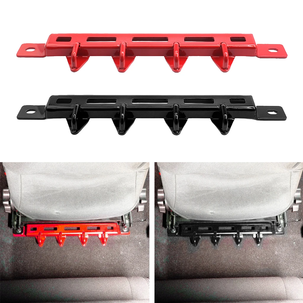 440mm Car Seat Slider Floor Bracket Metal Seat  Floor Bracket Rack For BRZ   86 4 Point Seat Belt Attachment