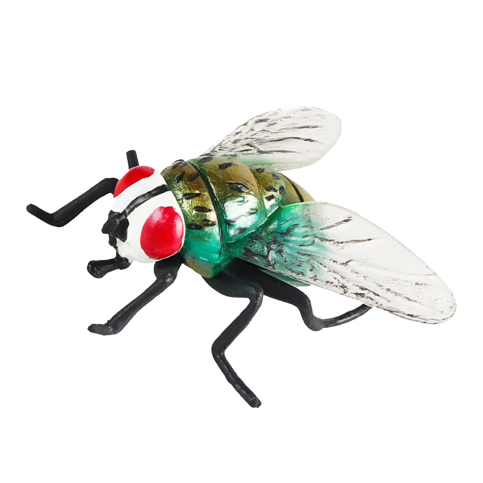 Realistic Fly Toys Cognition Educational Toy Flies Figures Photography Props Party Supplies Collection for Children Kids Girls
