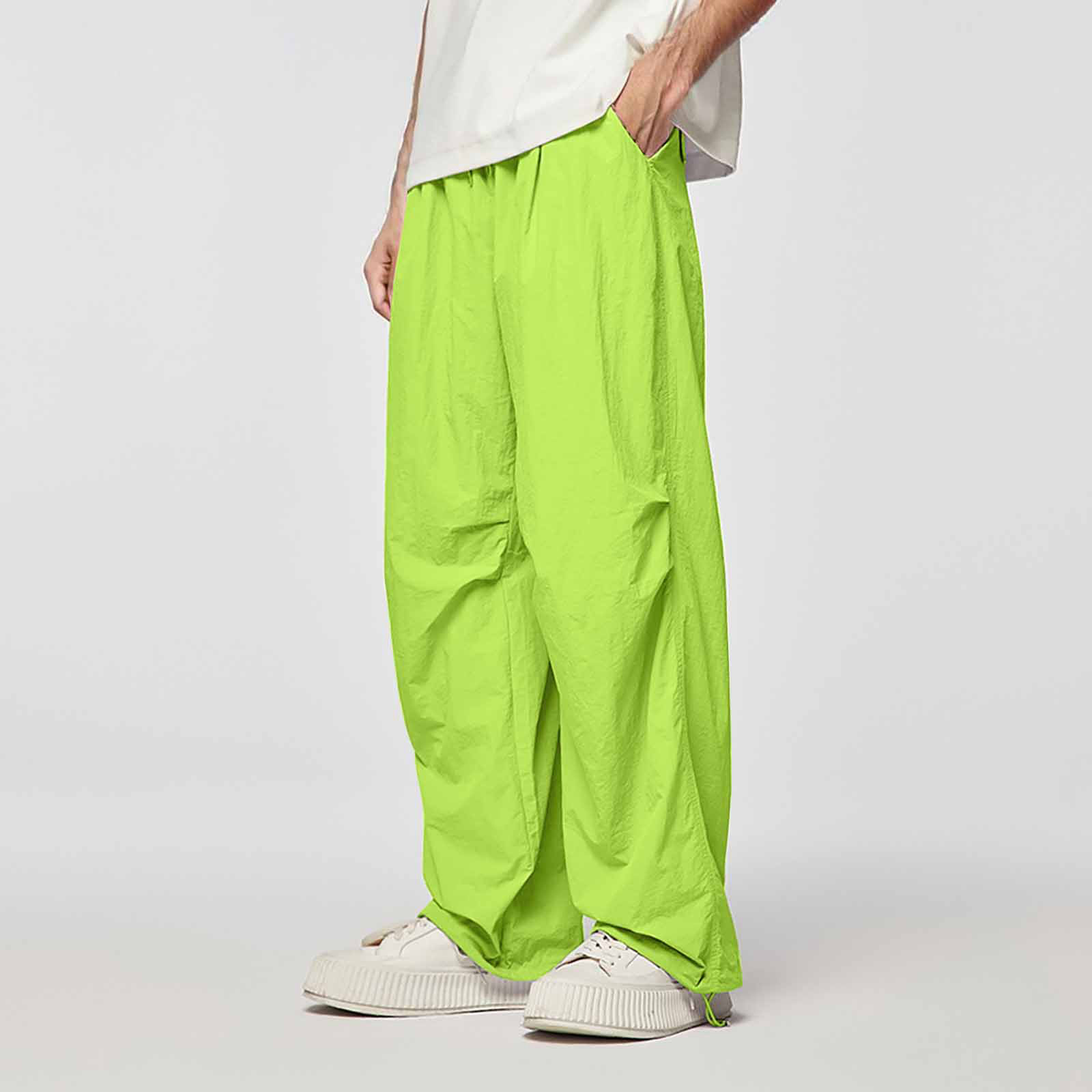 Description Picture 2 of itemMen'S Sweatpants Water Proof Sports Trousers Loose Large Size Light Pants Long Slacks Casual Streetwear For Mens Ropa Hombre