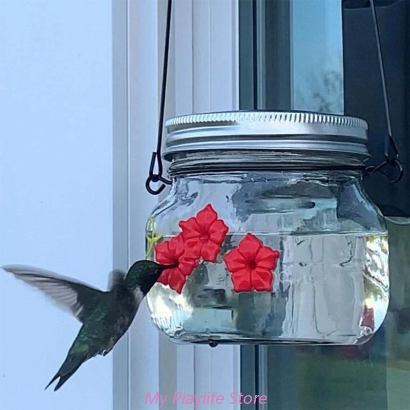 Title 8, Plastic Bird Feeder for Outdoor Hanging Bird Wa...