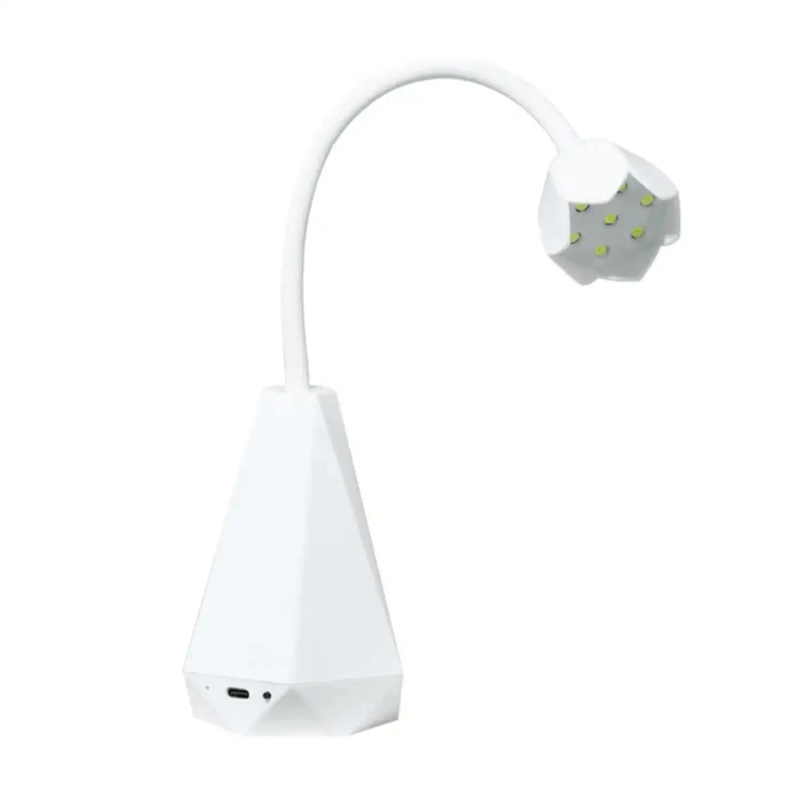 LED Nail Drying Lamp Gooseneck Nail Extension Curing Lamp for Home DIY