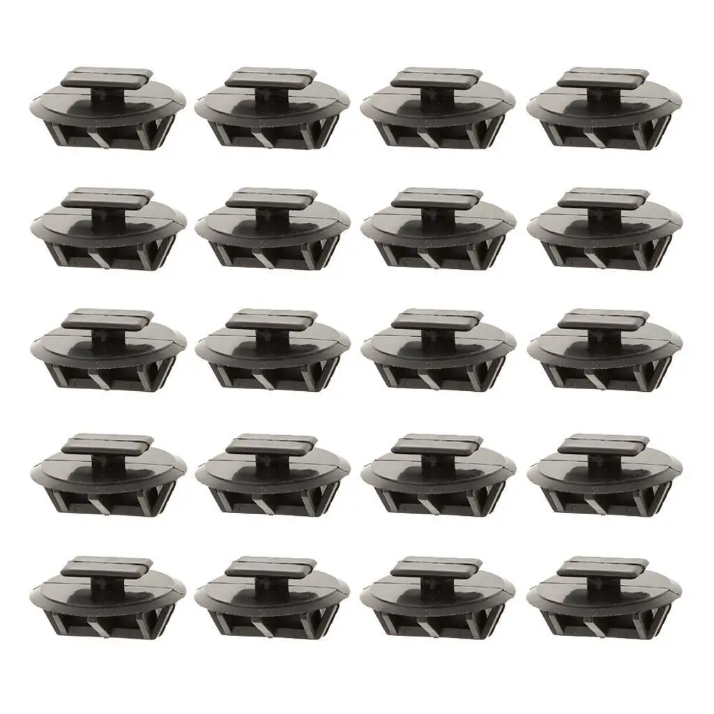 20pcs Molding Side Skirt Retainer Clip with Sealant for Mazda