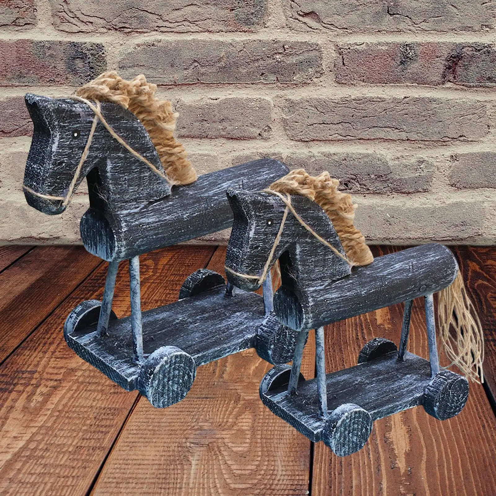 Horse Statue Decoration Home Decor Figure Decorative Animal Desk Office Home