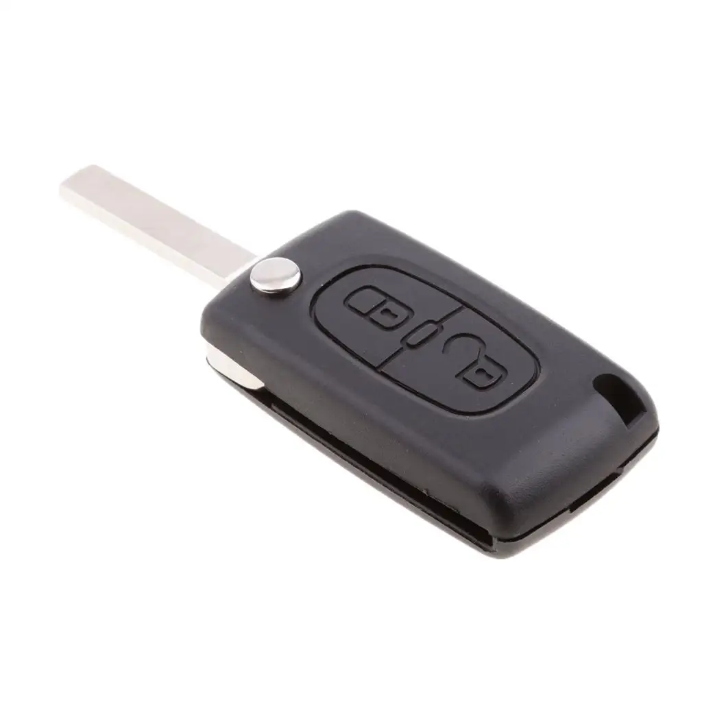 Car 2-Button Remote Key Fob Case Cover ID46433MHz for 307
