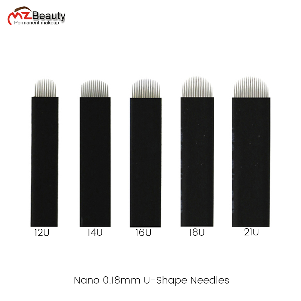 Best of 0.18MM U-Shape Nano Microblading Needles Flexy Aguja 12U 14U 16U 18U 21U Permanent Makeup Eyebrow Tebori Agulhas Tattoo Supplies Reviews & Tips