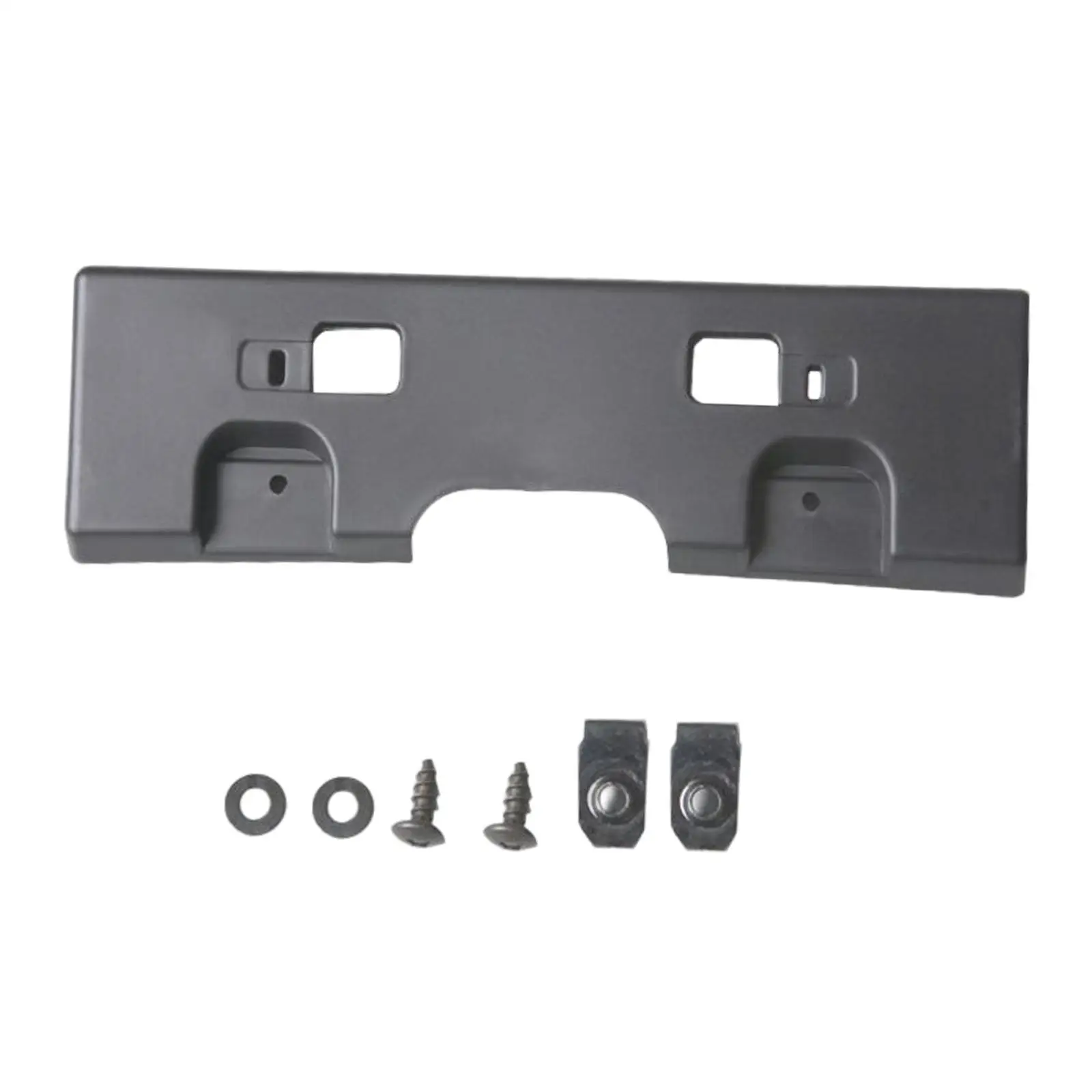 Front Bumper License Plate Bracket with HW Plastic License Tag Holder Fits for SENTRA 2007-12 847227091233 Car Supplies