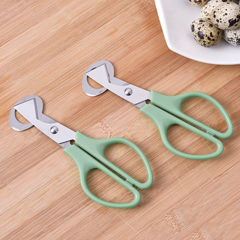Description Picture 3 of item10pcs Quail Eggs Scissors, Stainless Steel Pigeon Quail Egg Cutter, Pigeon Bird Quail Egg Opener Kitchen Egg Shears Tool
