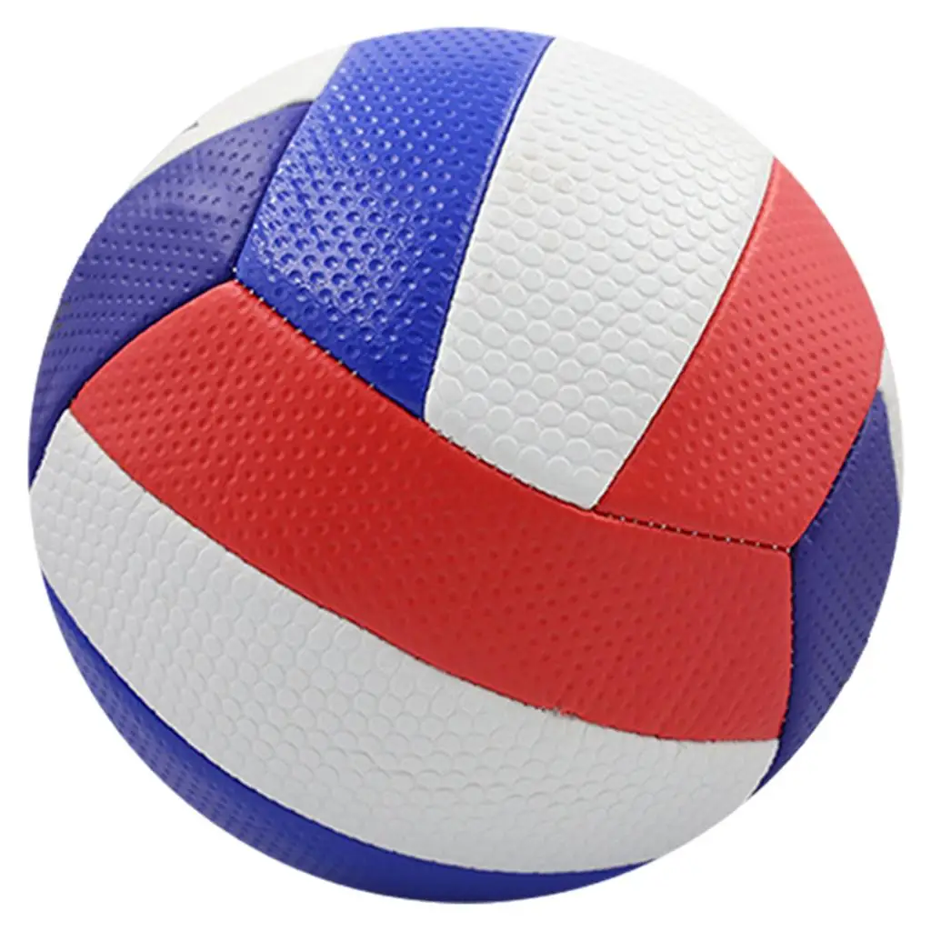 Official Size 5 Volleyball PU Leather Team Ball Soft Equipment Soft Touch Durability PVC for Training Beach Gym Match Beginner