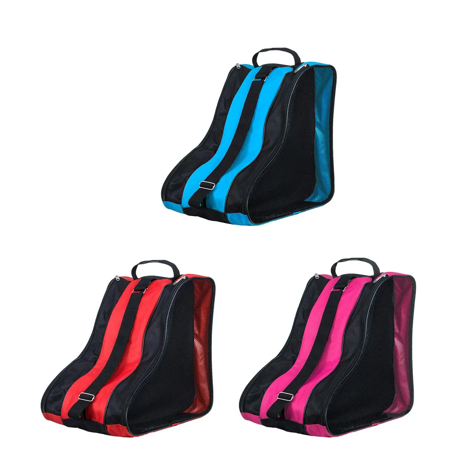 Roller Skate Bag Adjustable Shoulder Strap Supplies Ice Skating Bag Roller Skate Carrier for Quad Skates Ice Hockey Skate