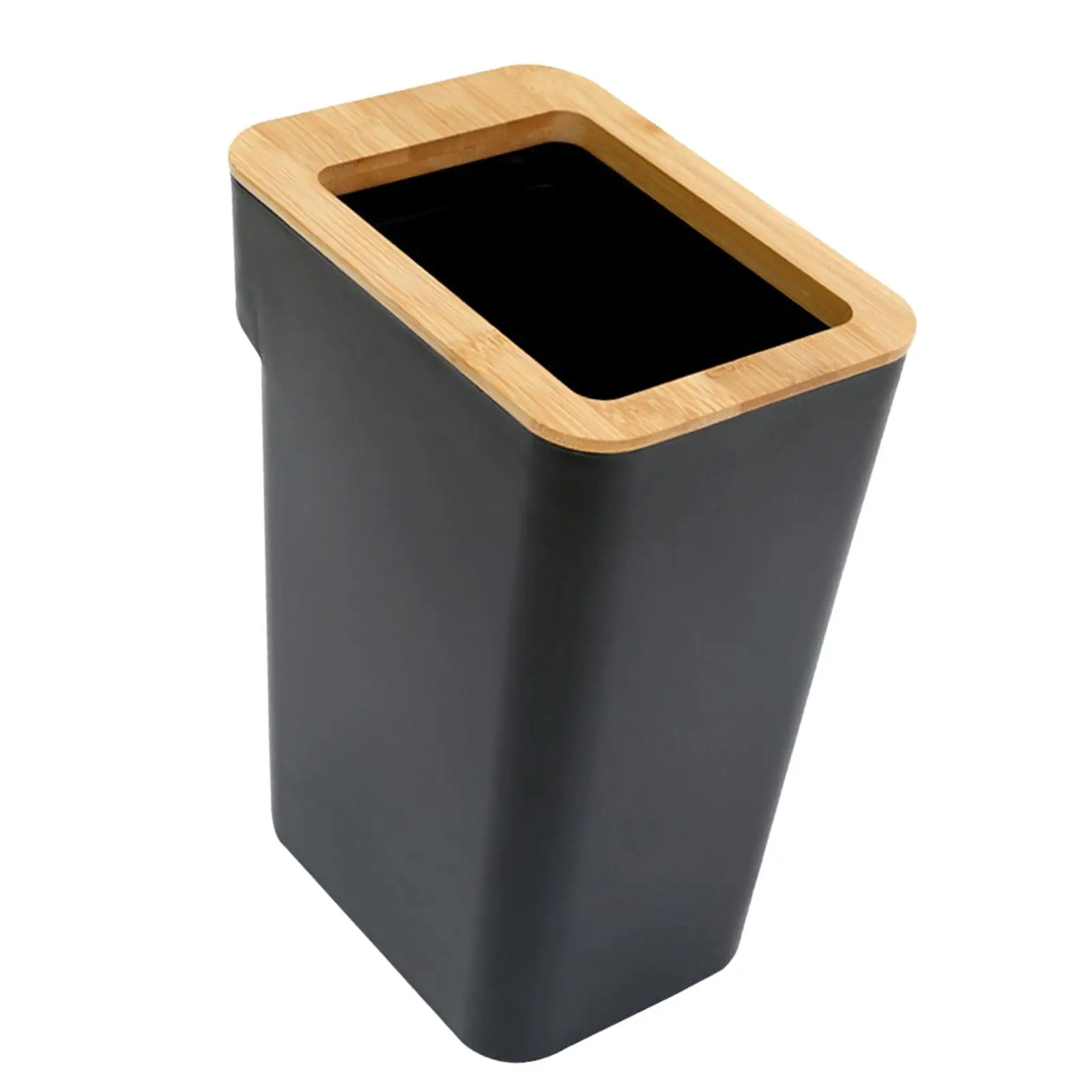 Small Trash Bin Garbage Container Wastebasket for Home Washroom Bathroom