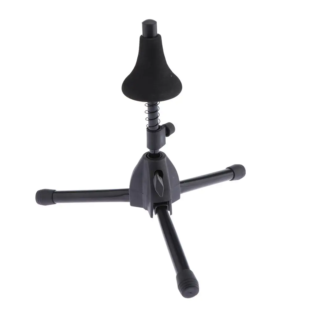 Tripod Trumpet Stand 3 Legs Folding For Any Trumpet Instrumental Parts Black