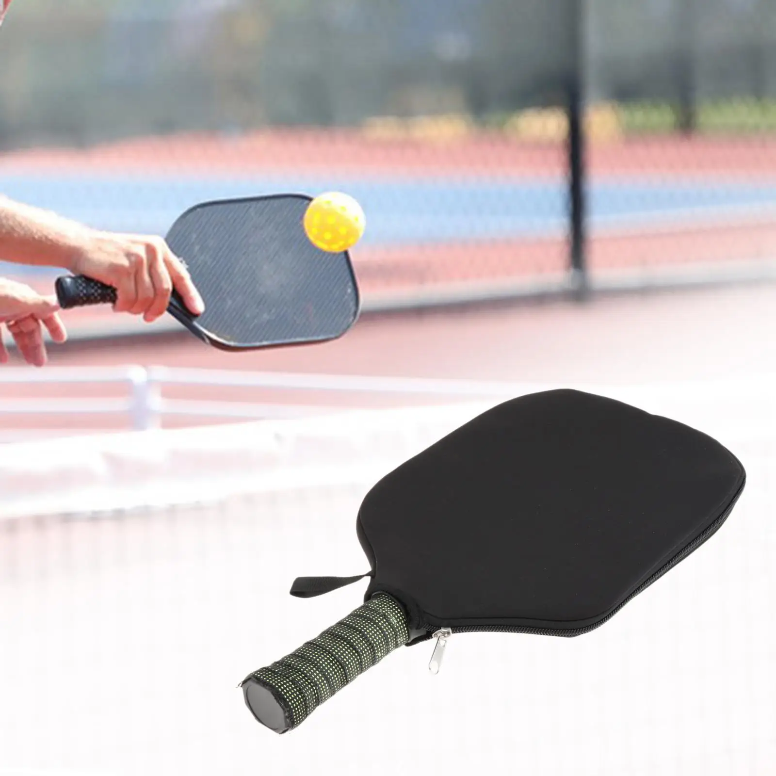 Neoprene Pickleball Paddle Cover Pouch Waterproof Storage Carrier Premium Portable Racket Sleeve Protector for Sports Training