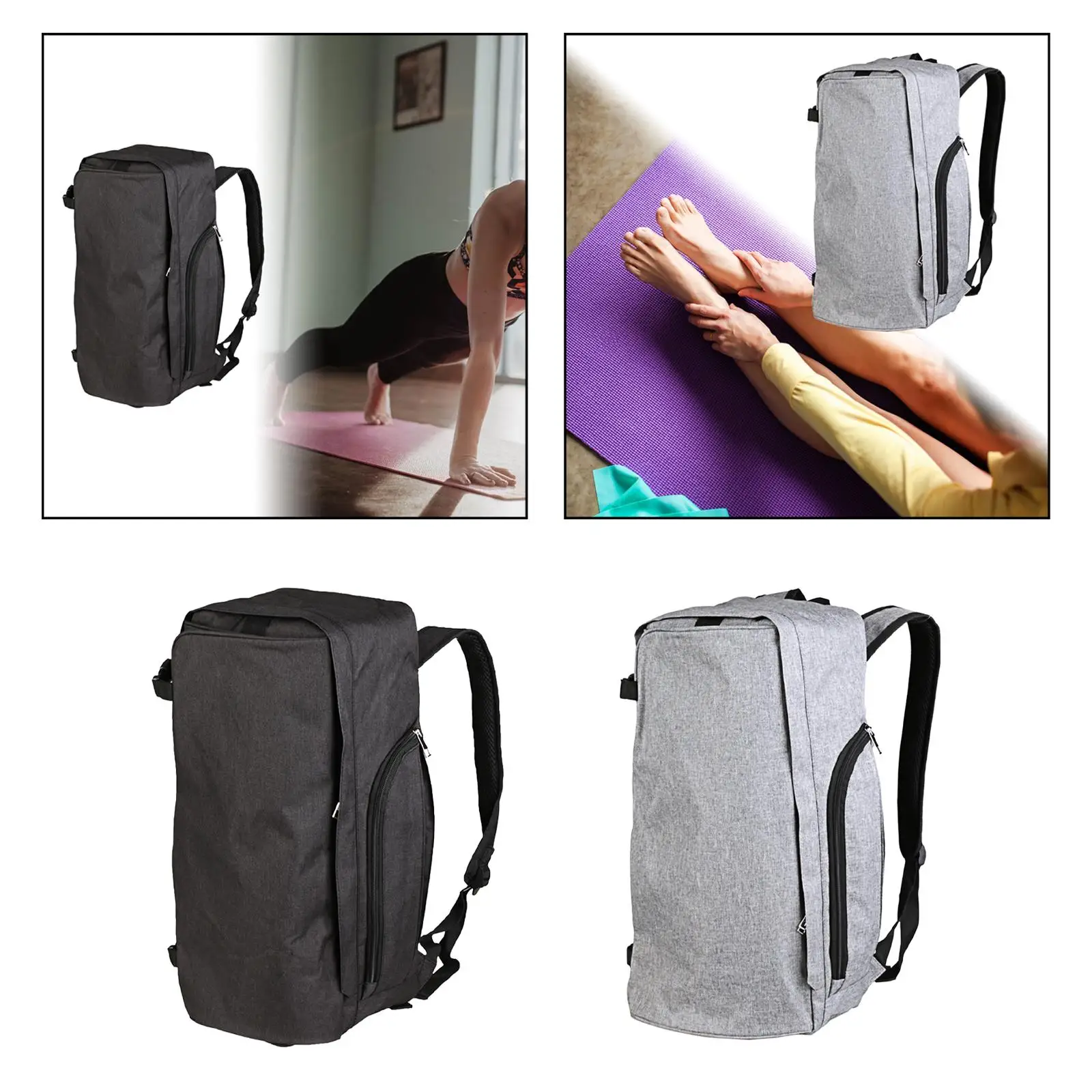Yoga Mat Carrier Fashion Adjustable Shoulder Strap Large Capacity Thick Durable Yoga Mat Bag for Yoga Office Home Gym