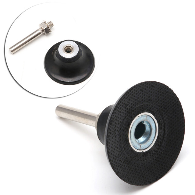 Supporto Dischi Abrasivi Roloc Da 2'' Con Gambo 1/4'' - Per Smerigliatrici E Levigatrici - Foto 2