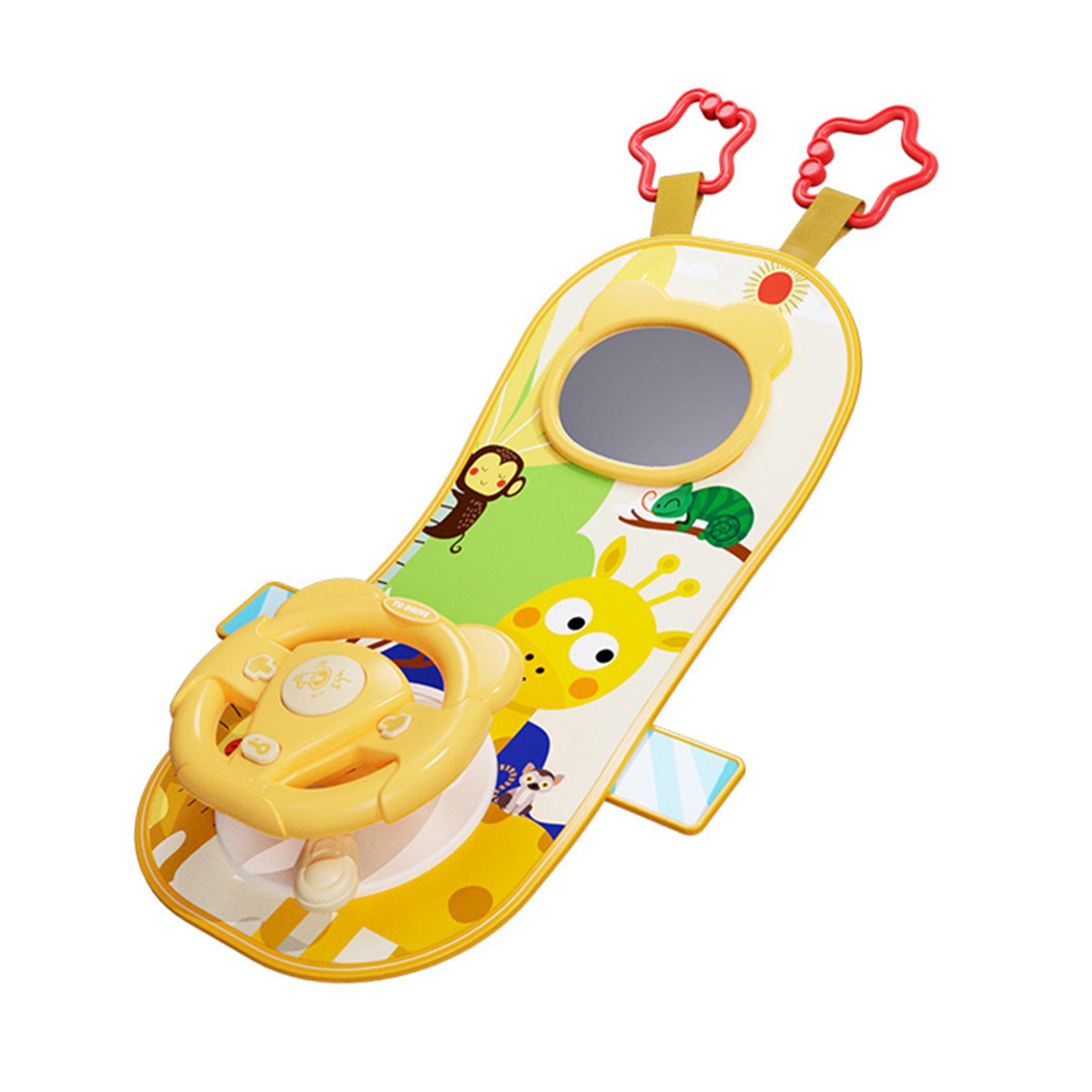 Car Toy with Mirror Car Toy Pretend Play Toy with Music Simulation with Mirror