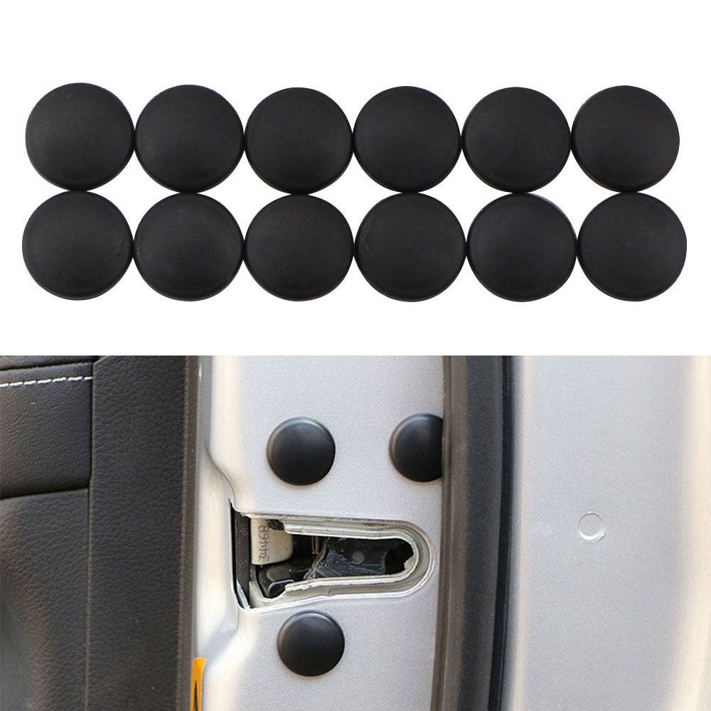 12x Auto Innen Zubehör Türschloss Schraube Schutz Abdeckkappen Trim Universal Zubehör – Detail 3