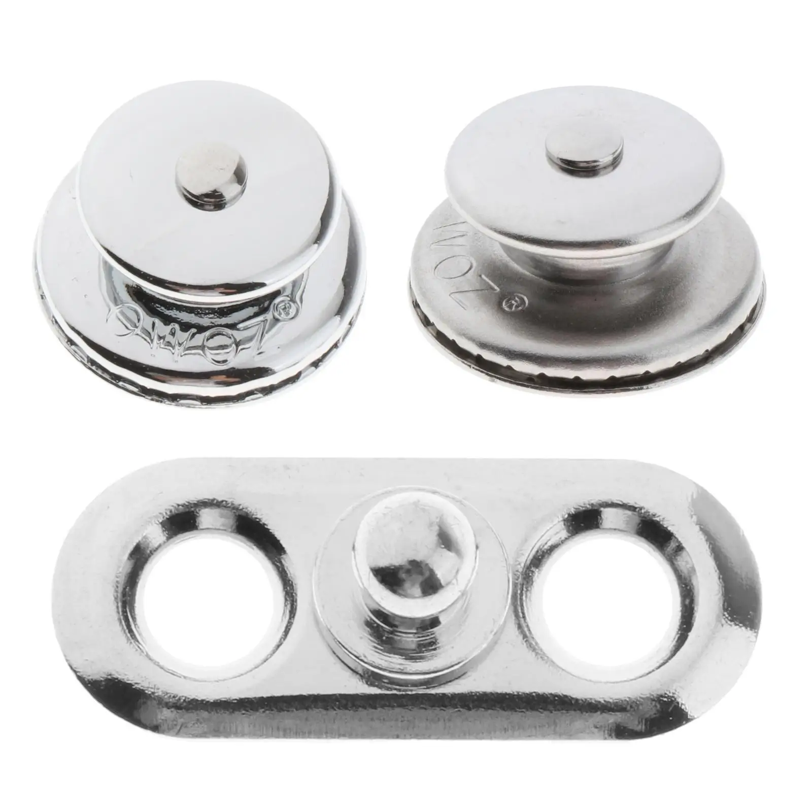 Stainless Steel Marine Boat Yacht Screw Base Snaps Easy and Convenient to Replace and Use