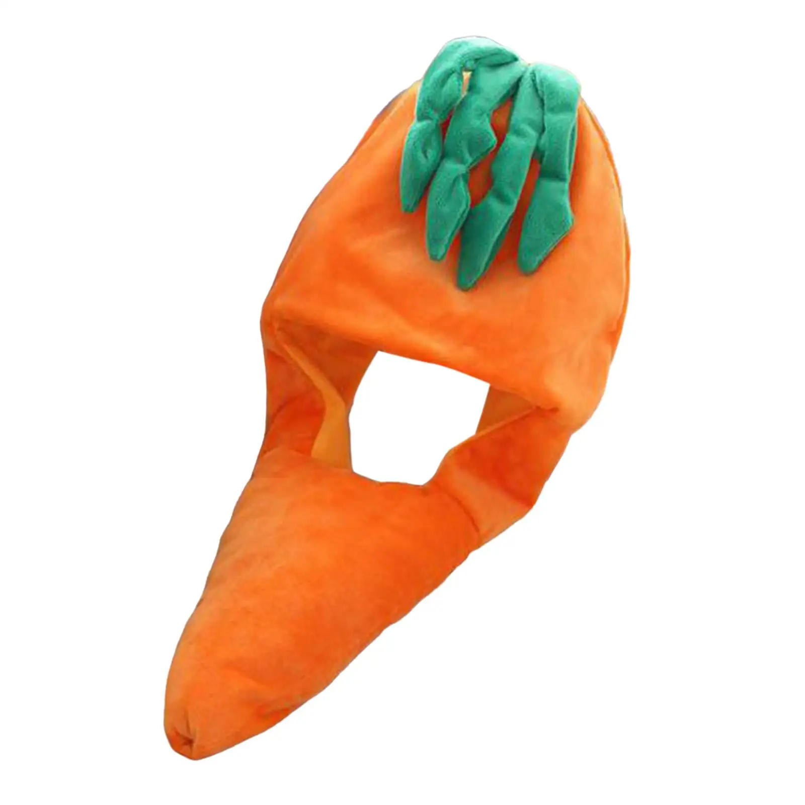 Novelty Carrot Plush Hat Costume Accessory Hats Cosplay Headwear Novelty Hats Halloween Headgear Photo Prop Festival Decor