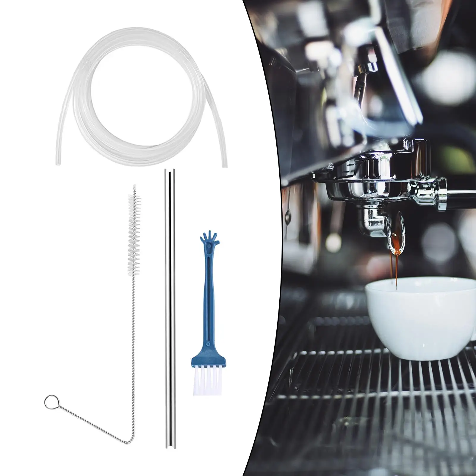 Coffee Machine Brush Multifunctional Espresso Machine Cleaning Brush for