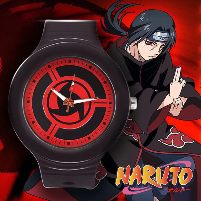 Desenhos animados naruto itachi kakashi sasuke sharingan relógio anime  adolescentes meninos da menina estudantes legal bonito relógio de quartzo  casal presente - AliExpress