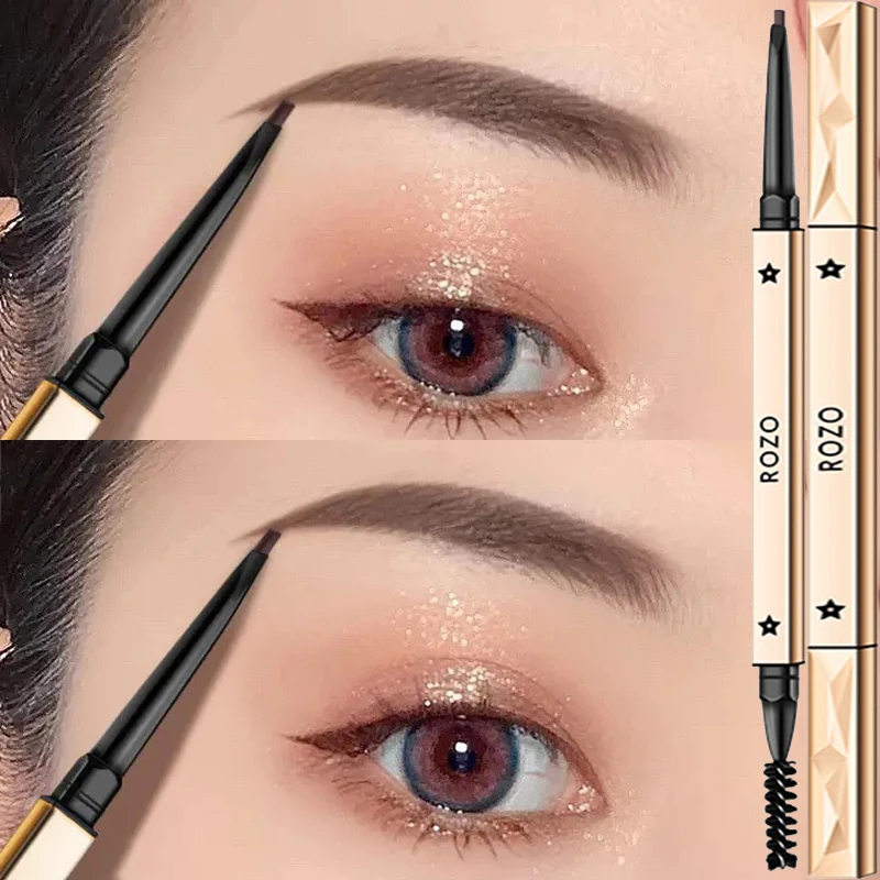 Best of 1PC Waterproof Eyebrow Pencil Black Brown Natural Lasting No Blooming Eyes Makeup Sweat-proof Professional Brow Tattoo Tint Pen Reviews & Tips