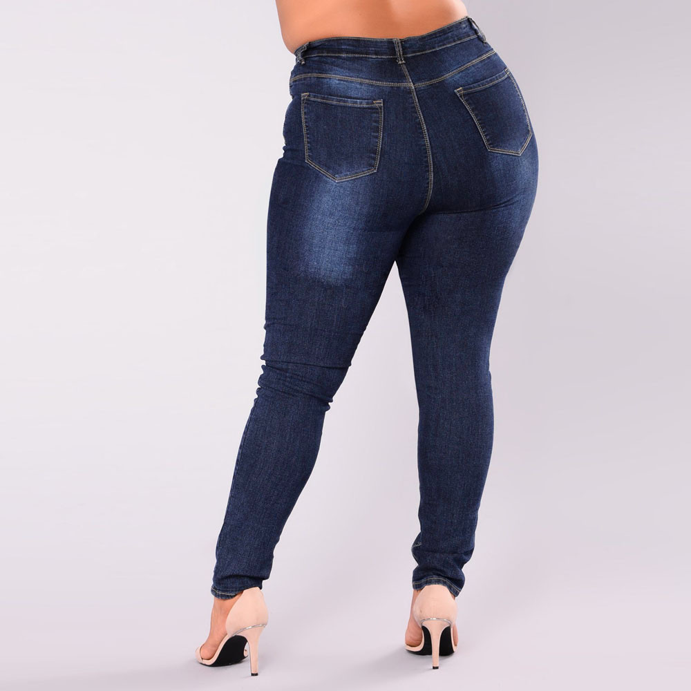 Title 8, Women Plus Size Baggy Denim Pants Stretch Slim...