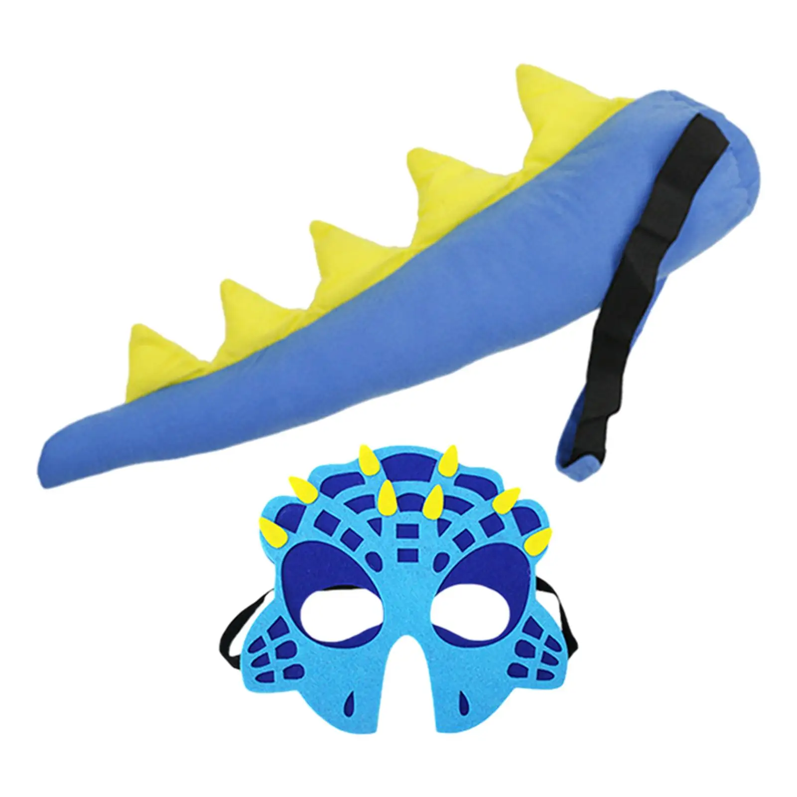 Dragon Costume for Kids Clothes Decoration Pretend Play Dinosaur Tail Mask Sets for Carnivals Festival Photo Props Easter
