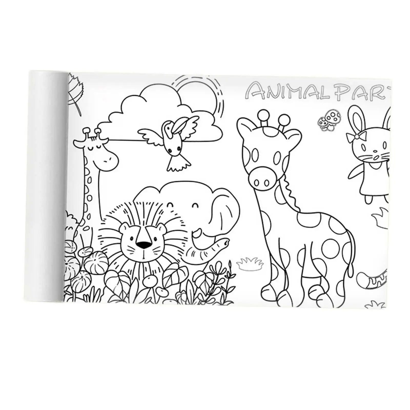 Coloring Books Kids - Drawing Paper Roll for Kids, 118*12 Coloring Poster for