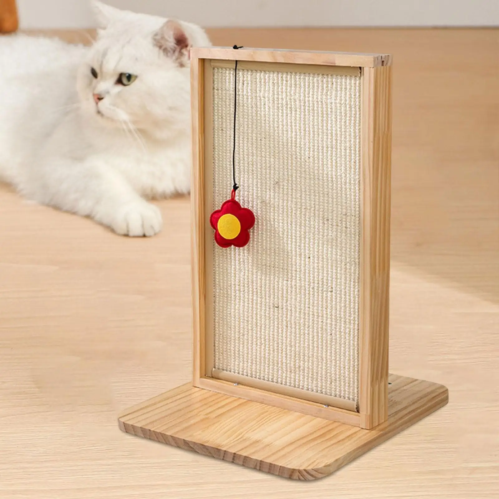 Sisal Cat Scratcher Cat Scratch Pad right angle designed Pet Cat Toy Two Installation Methods Sturdy for Indoor Cats Durable