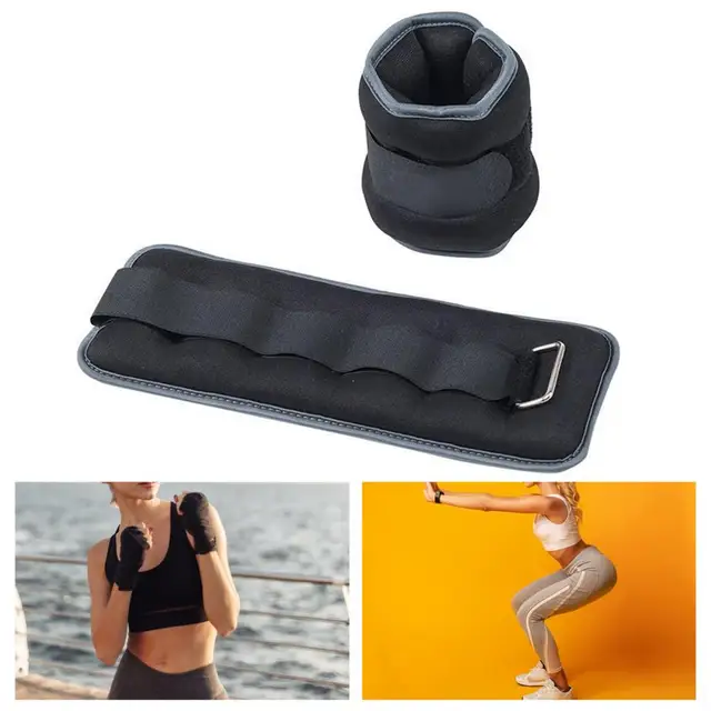 Muñequeras suaves para tobillo, pesas ajustables para piernas, 0,5 kg,  pulseras para caminar, correr, entrenamiento de fuerza, ejercicio, correas  de peso - AliExpress