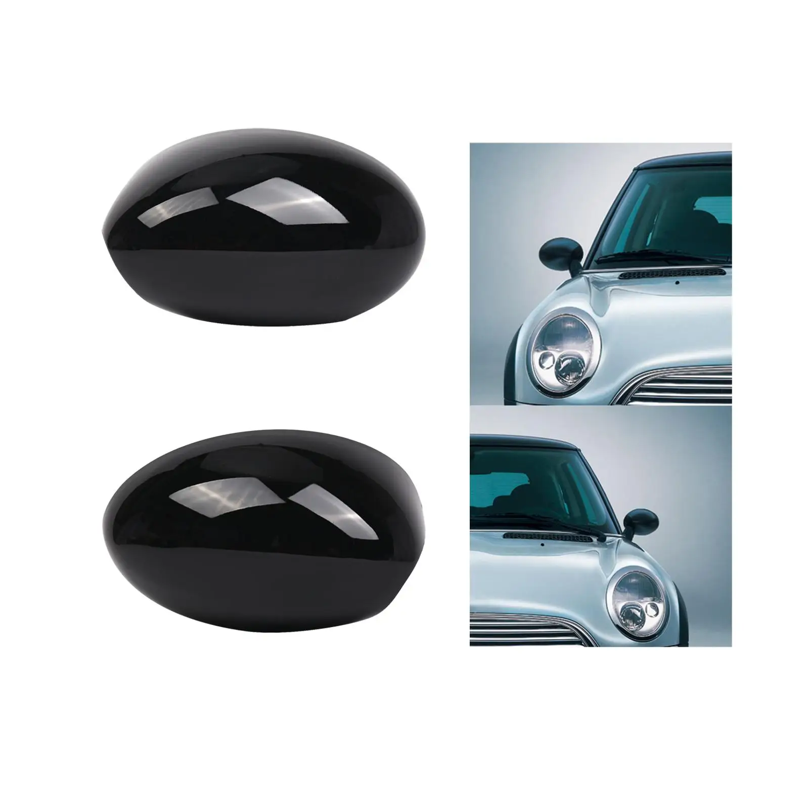 Mirror Cover Cap for BMW Mini Cooper R Series R50 R53 2000-2008 Durable