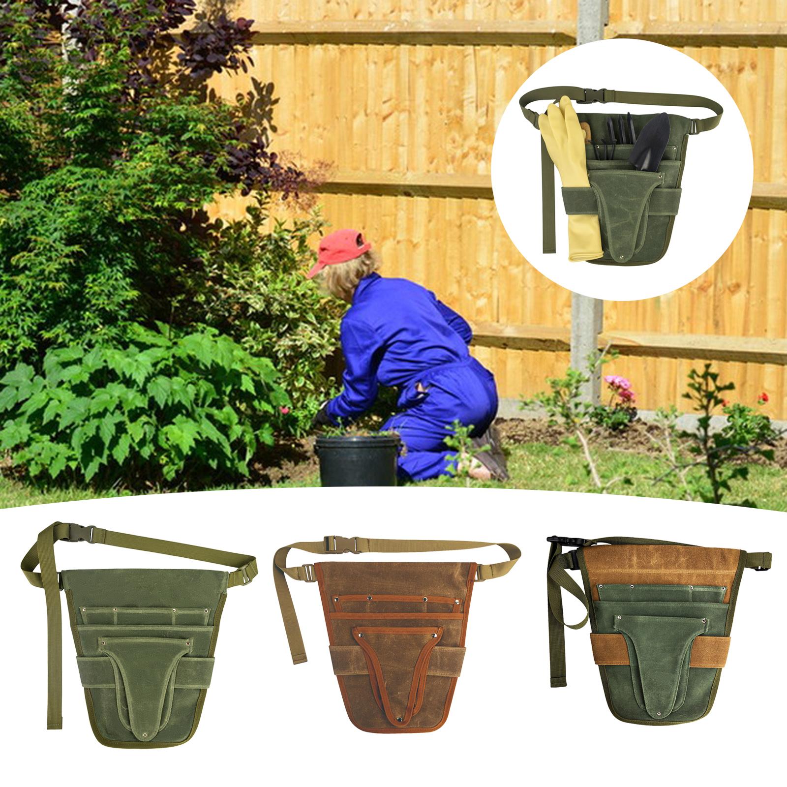 Handy Garden Tool Belt, Tool Waist Pouch,