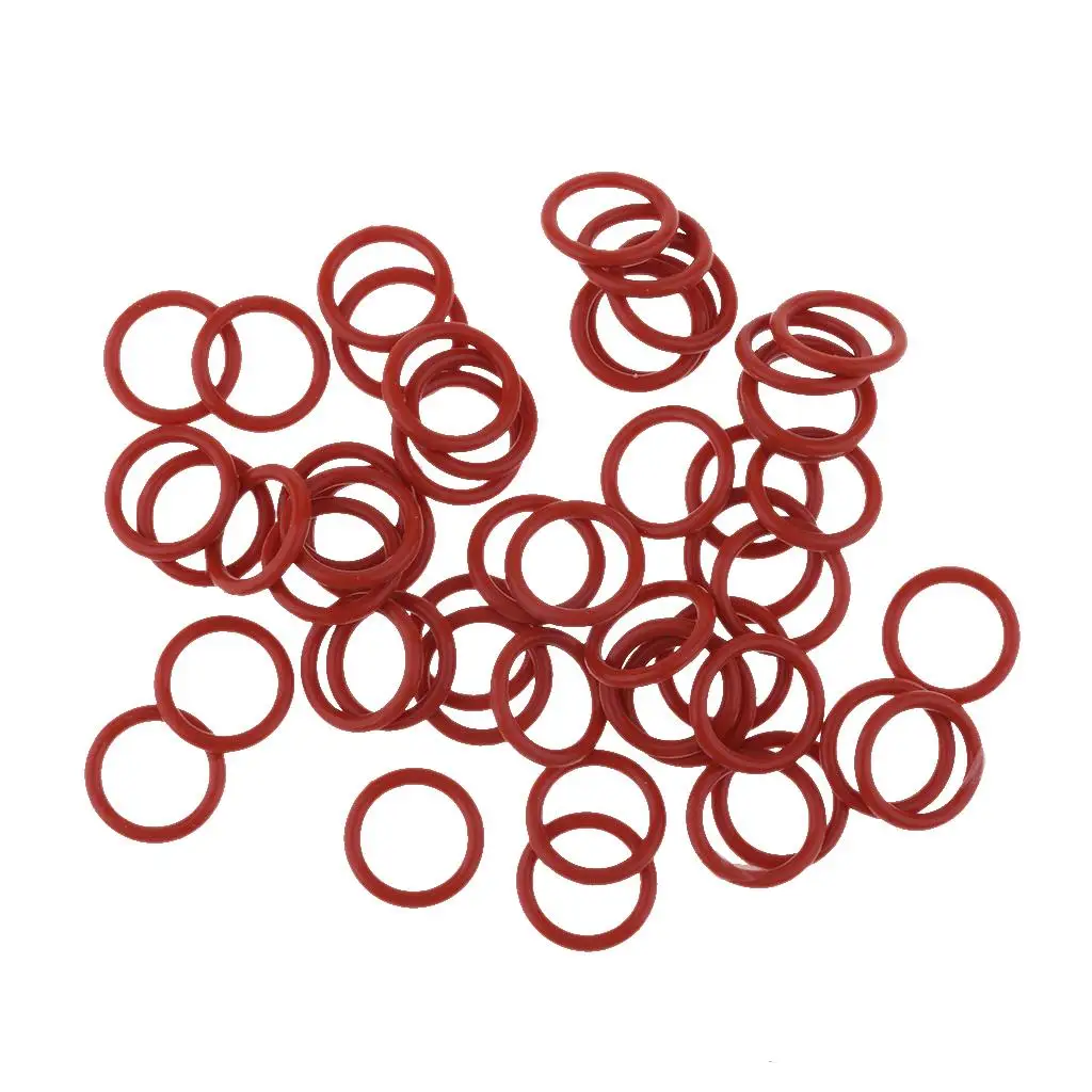 Orange Color Oil Drain Plug Rubber 11105 O-Ring for , 50 Pieces Pack