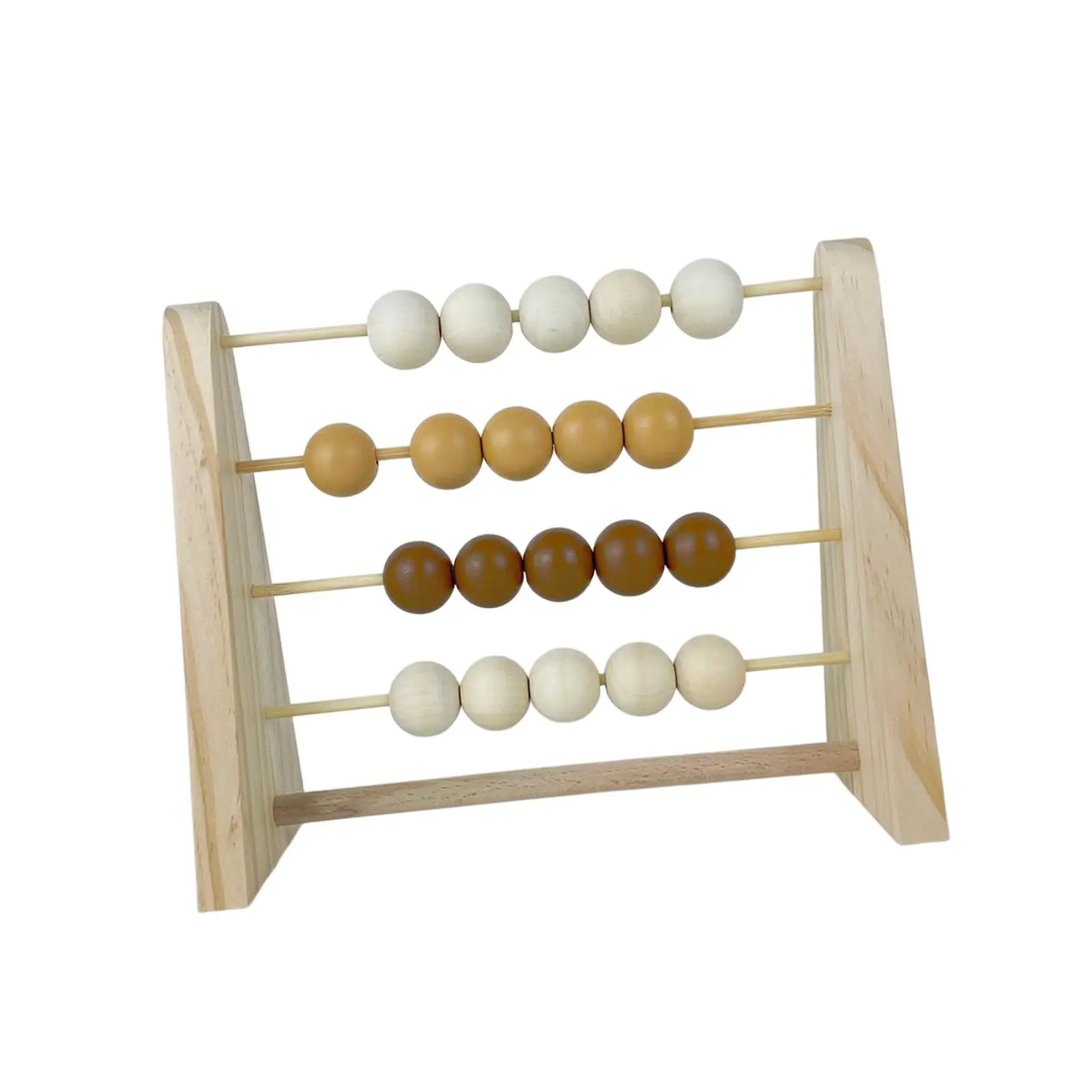 Wooden Abacus Arithmetic Wooden Beads Counting Frame for Boy Girl Children Preschool