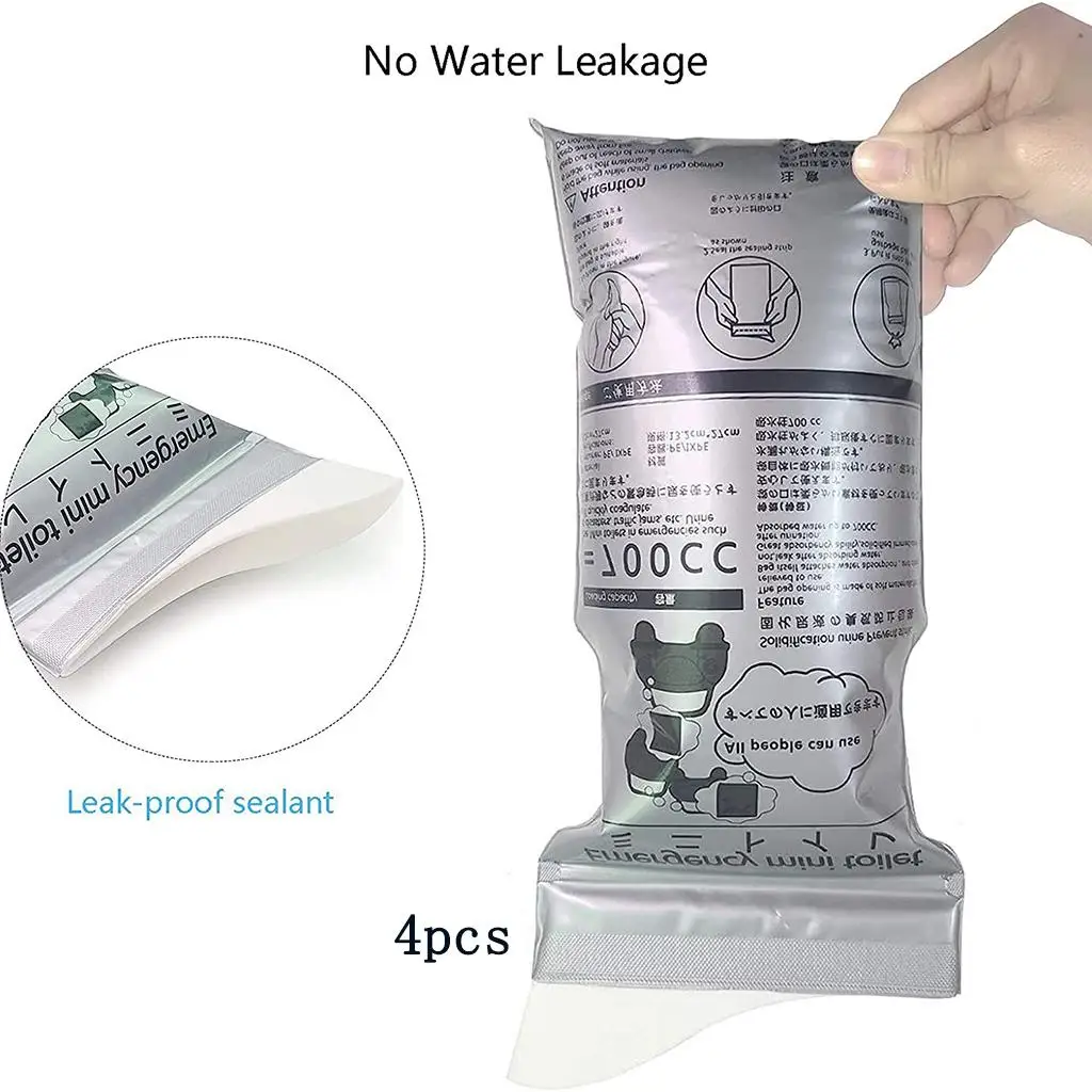 Disposable Urine Bags 4Pieces Leakproof Mini for  Kids