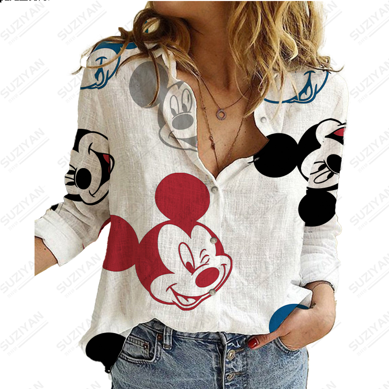 Title 5, Camicia a maniche lunghe da donna Disney Cardig...