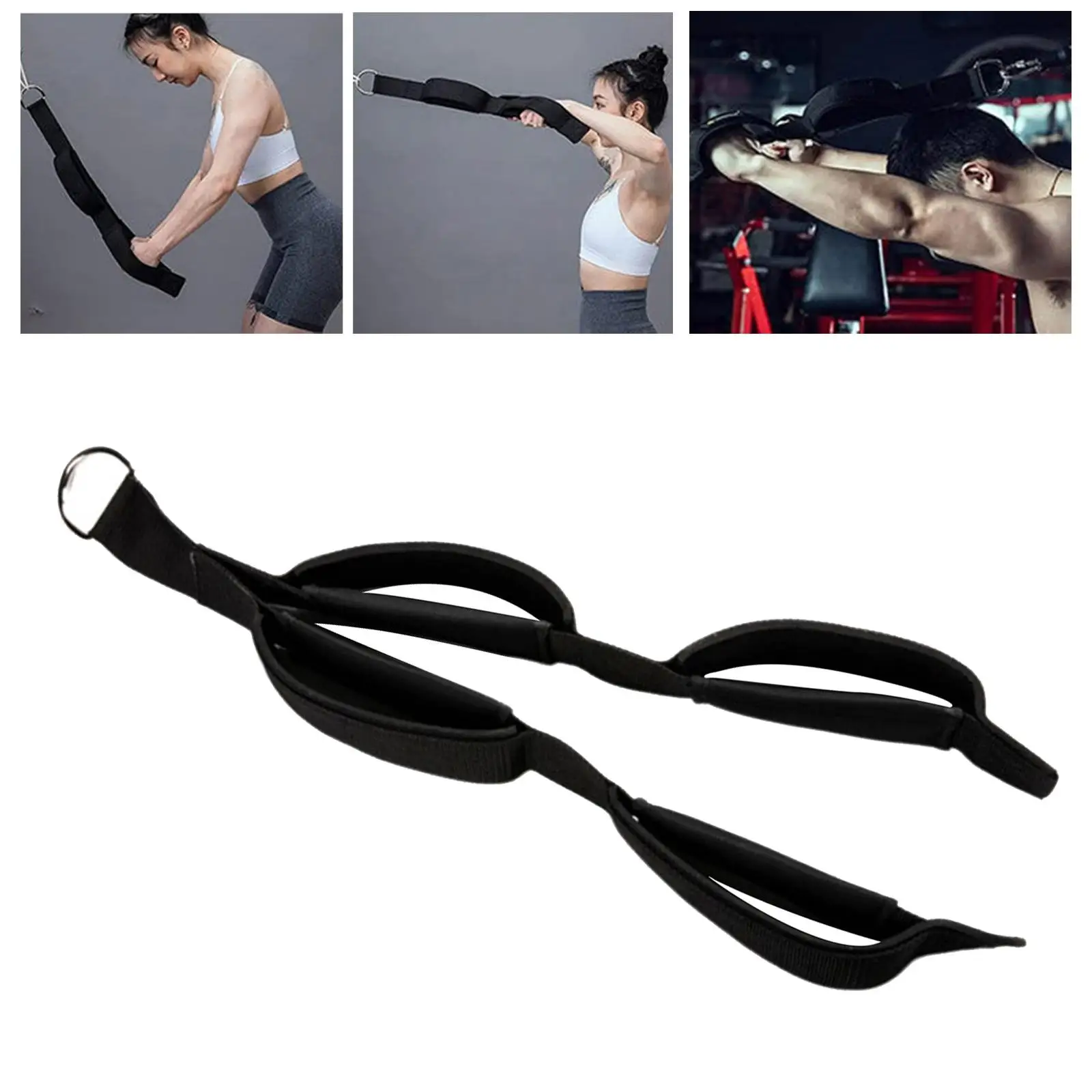Fitness Tricep Strap Cable Attachment Pully for Weight  Equipment