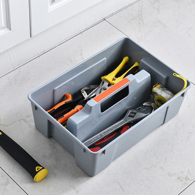 12.5 inch plastic tool box with handle, tray,compartment, storage and  organizers G-510 toolbox 32*18*13CM - AliExpress