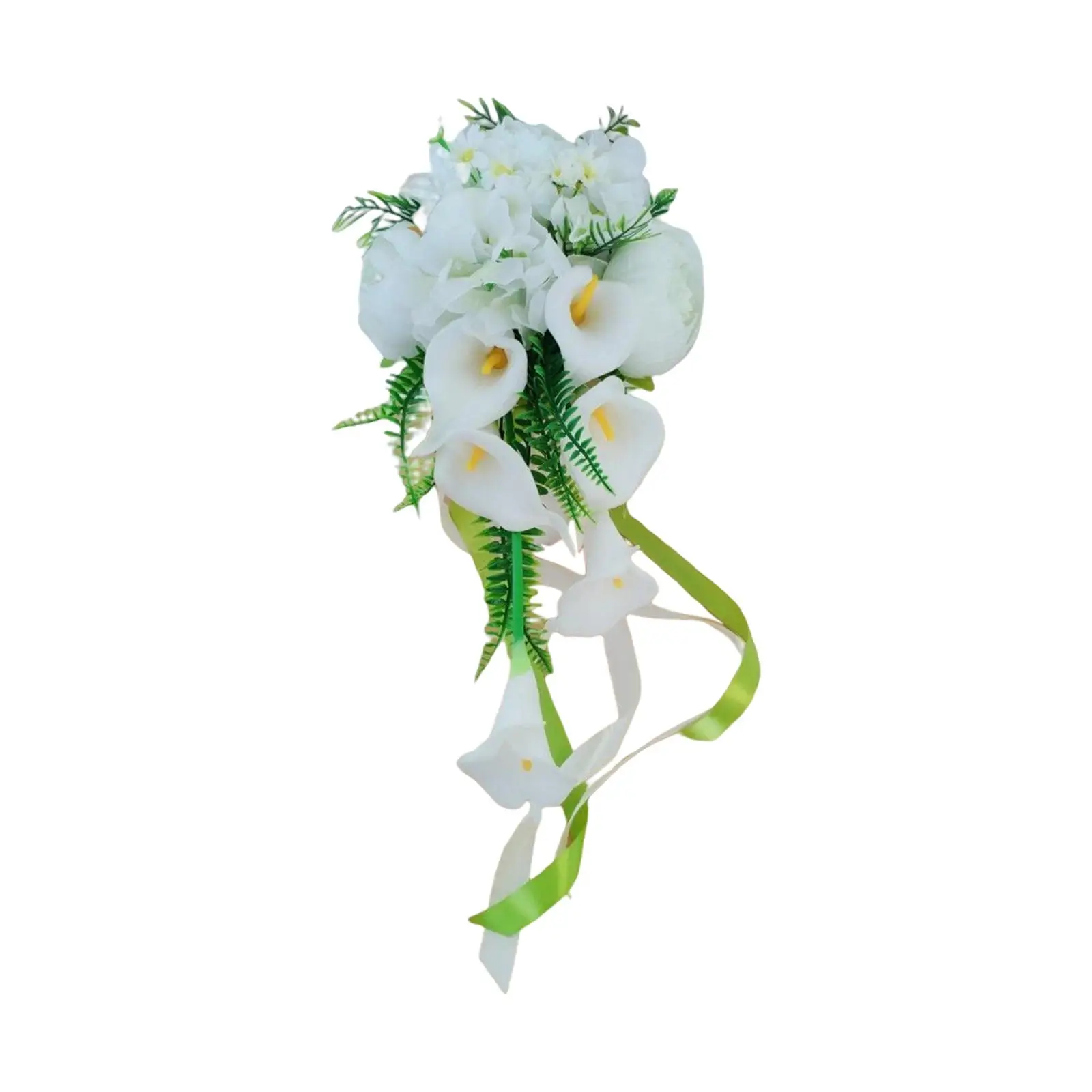 Artificial Hand Flower Holding Bouquet Bridesmaid Bouquets for Anniversary