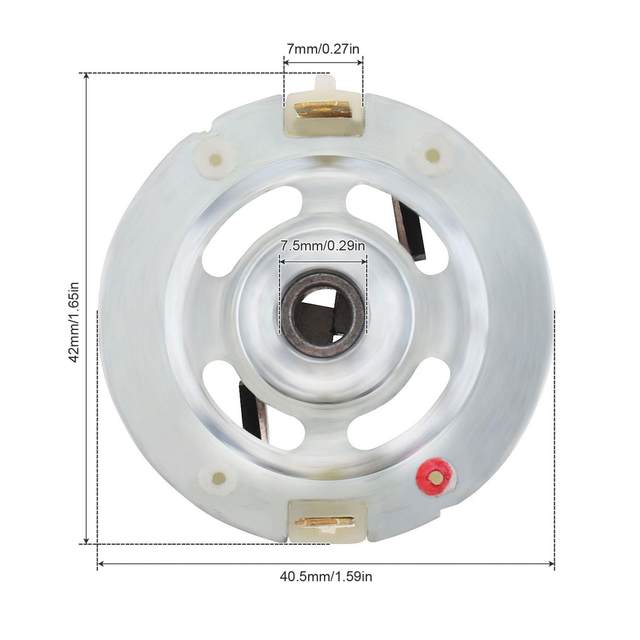 Spazzole Di Carbone Per Utensili Elettrici - 10 Pezzi Per RS775 RS750 RS755 | Ricambio Affidabile E Durevole - Foto 3
