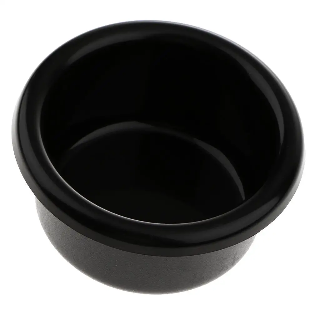 Universal Boat Marine RV Black Cup Drink Can Holder 90mm Dia