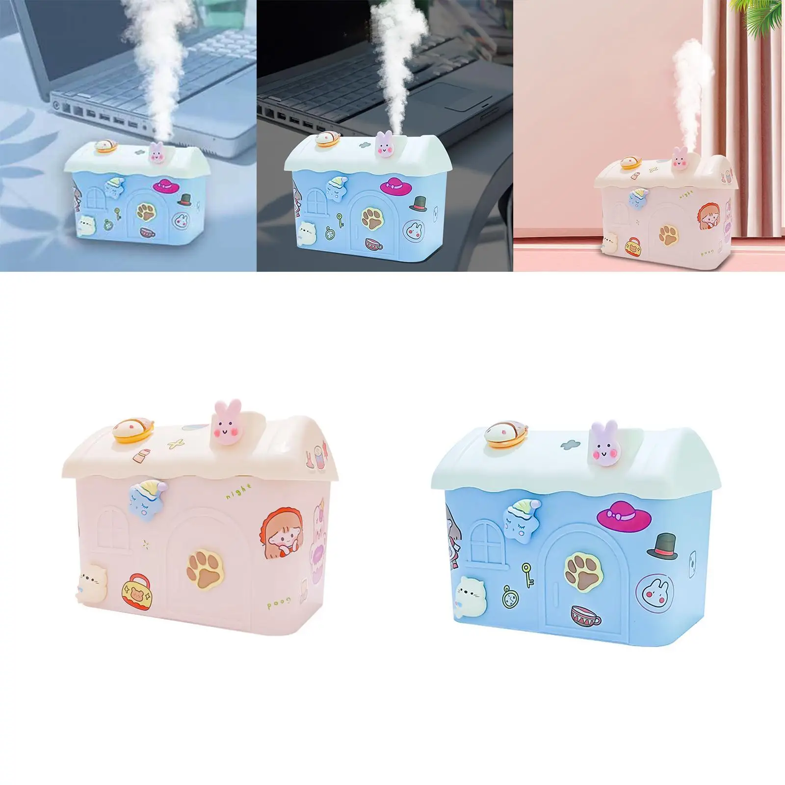 DIY Essential diffuser Diffuser Operation USB Charging Portable Cool Mist Humidifier for Nursery Dorm Office Car