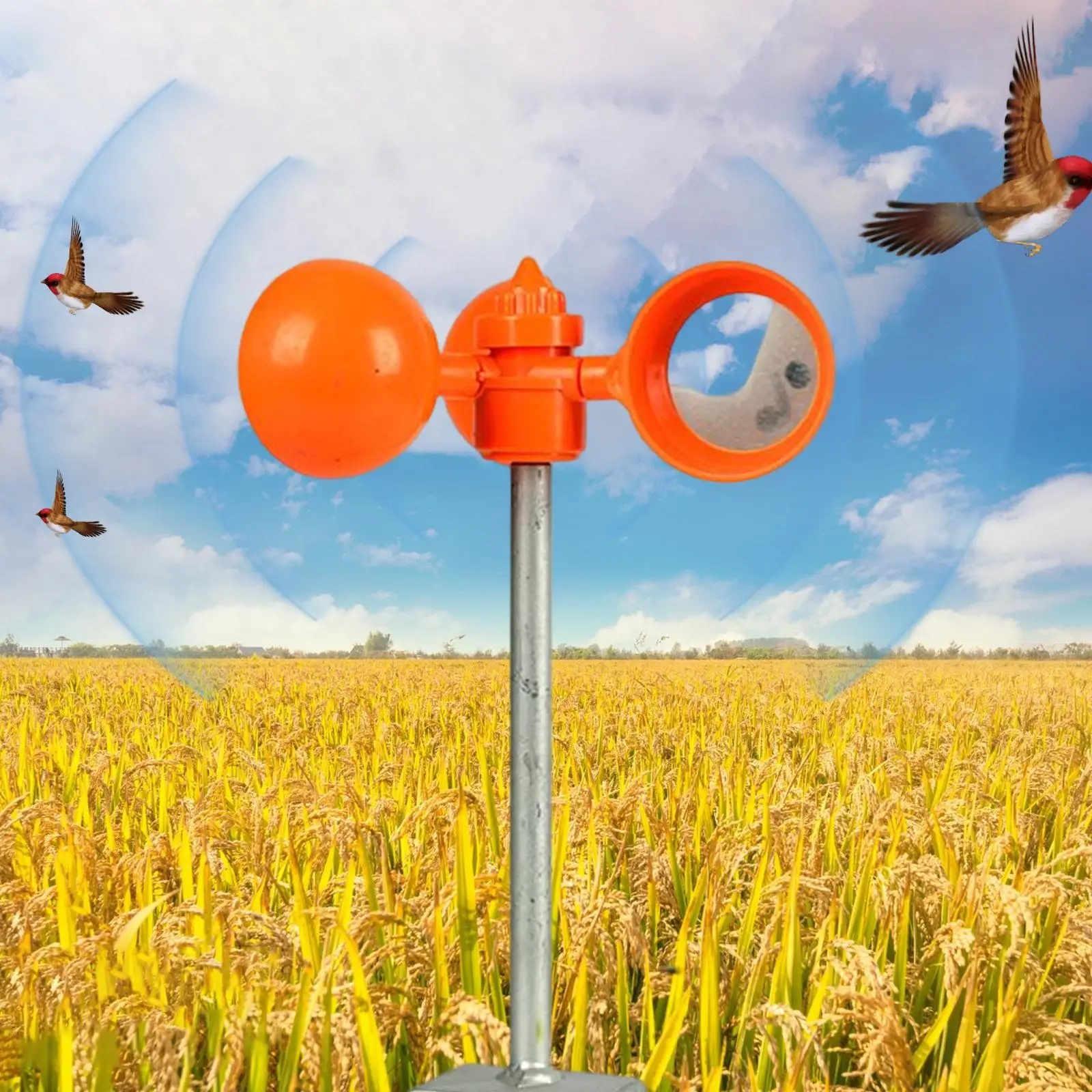 Bird Repeller Supplies Tool Bird Scarer for Farming Orchard Lawn Ponds Protection