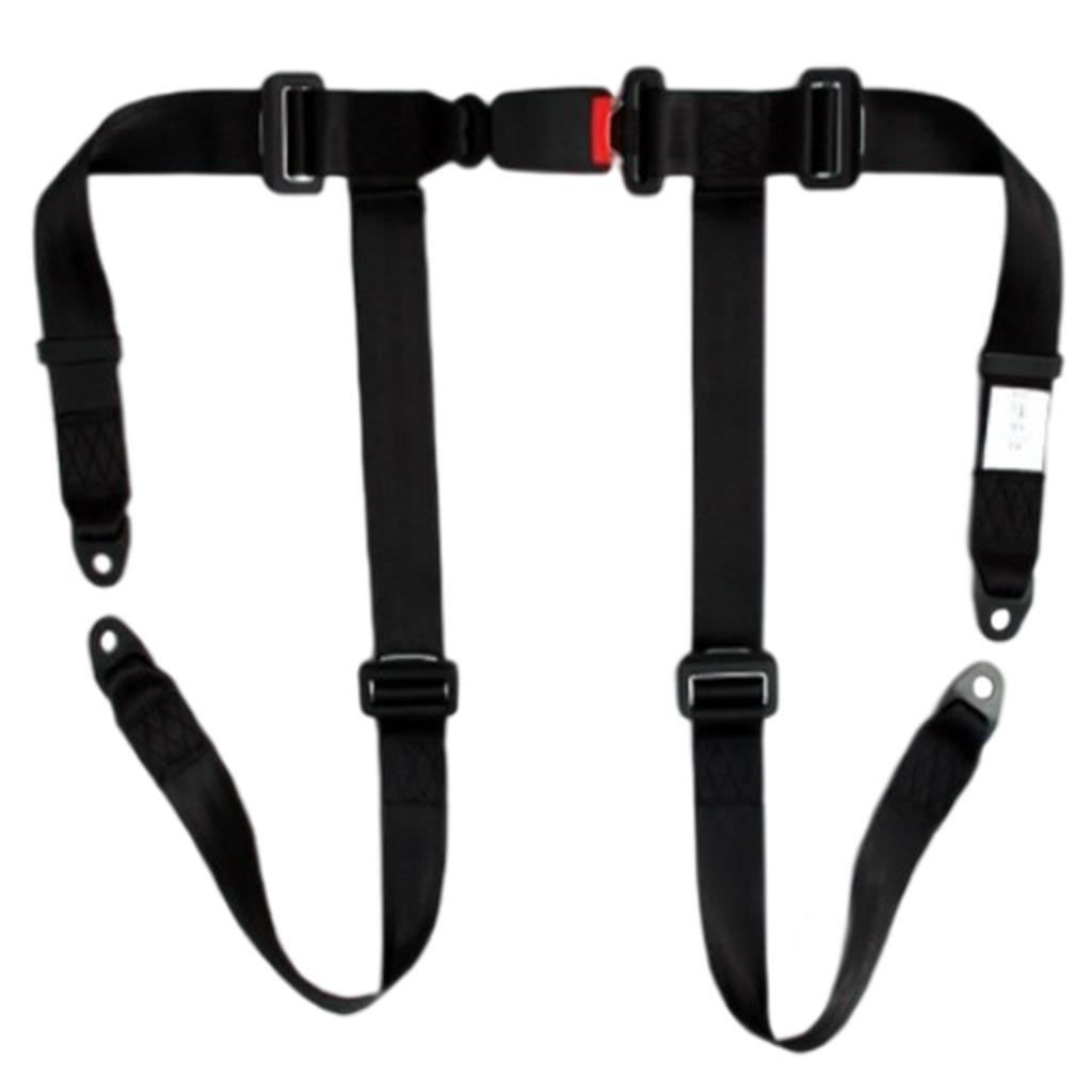 4 Point Buckle Racing Seat Belt Adjustable Straps and Shoulder Seat Belt Harness for Buggy Go Kart