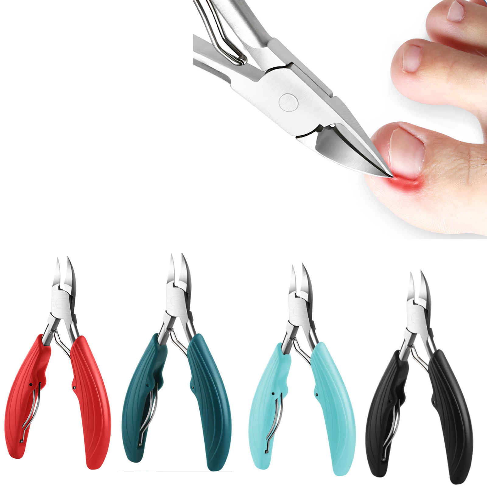 Best of Ingrown Paronychia Nail Clipper Manicure Tools Thick Toenail Clippers Edge Cutter Trimmer Cuticle Scissors Foot Pedicure Care Reviews & Tips