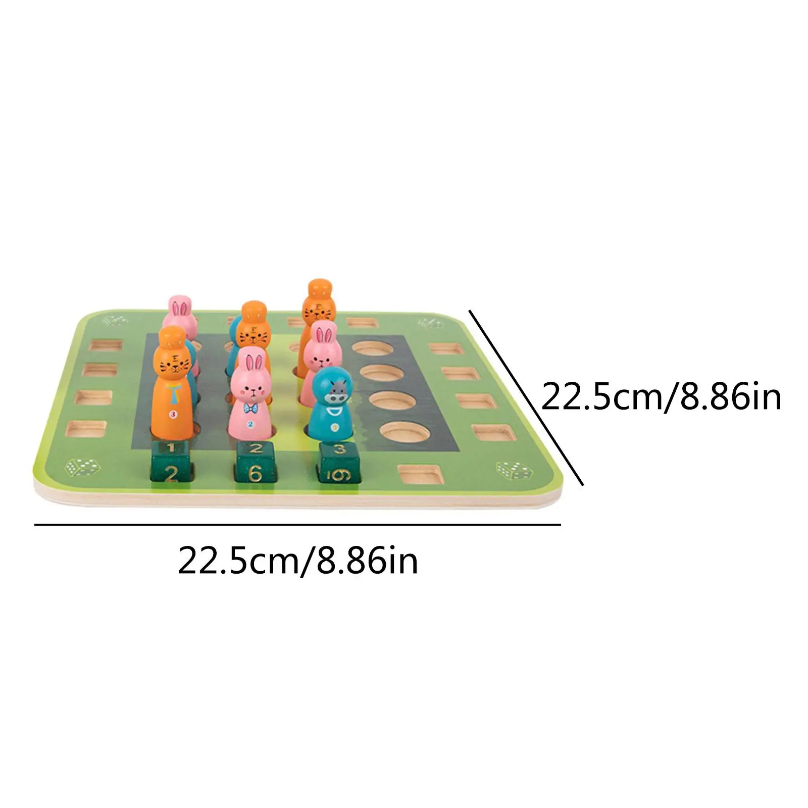 Wooden Small Jungle Animal Chess Puzzle Adventure Puzzle for Christmas Gifts
