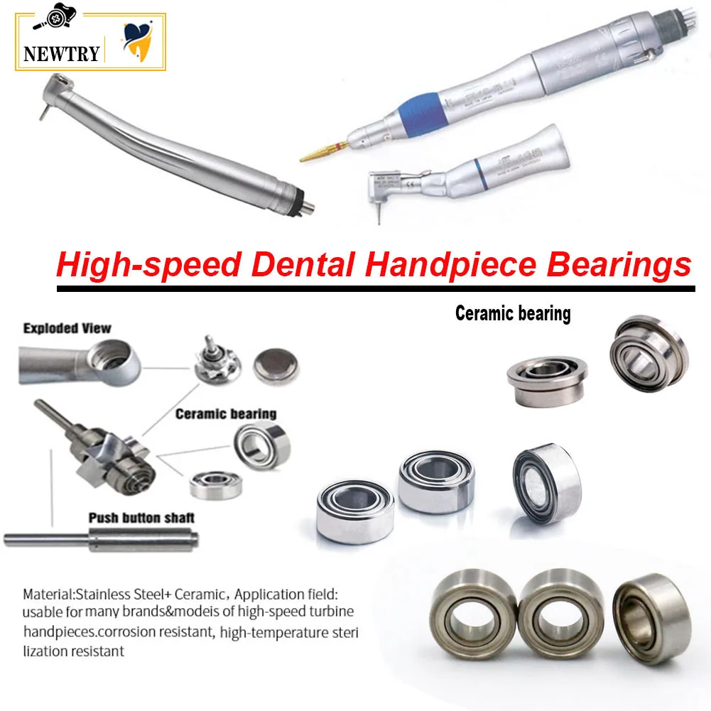 Best of Top Grade 5Pcs Dental Ceramic Ball Bearing NSK KAVO COXO W*H Sirona High Speed Handpiece Repair SR144 Turbine Flange Bearings Reviews & Tips